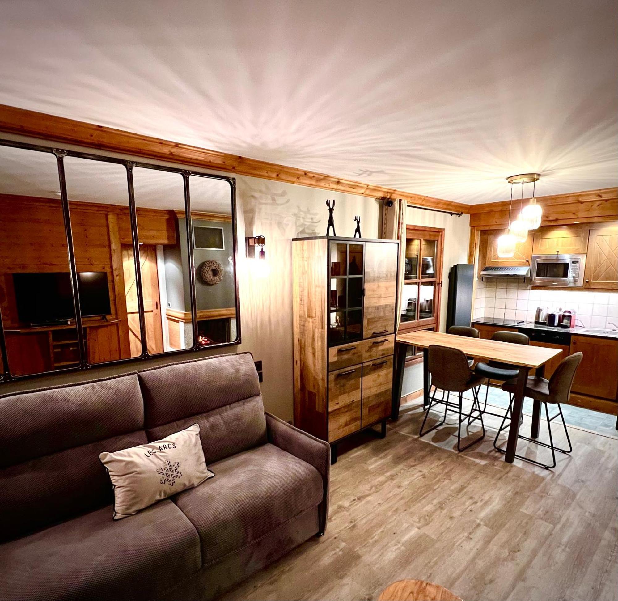 Arc 1950 - Chalet Des Lys - Appt Luxe 4 Pers Les Arcs  외부 사진